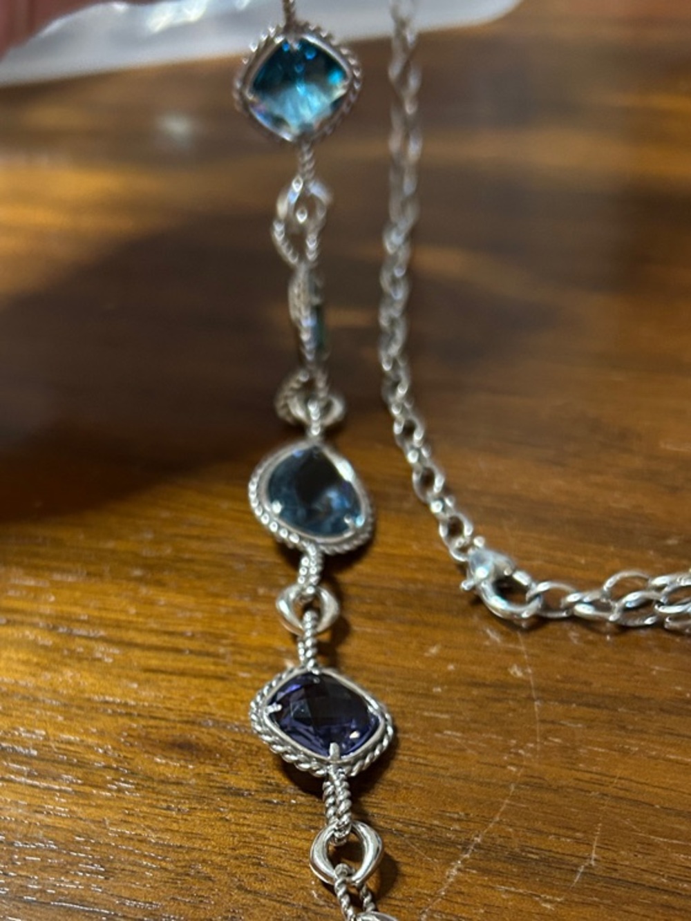 Brighton Silver Multi-Color Long Pendant Necklace. 0125 - Picture 12 of 15